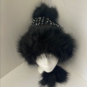 BLINGED UP HAT FOR WINTER WEAR NWOT